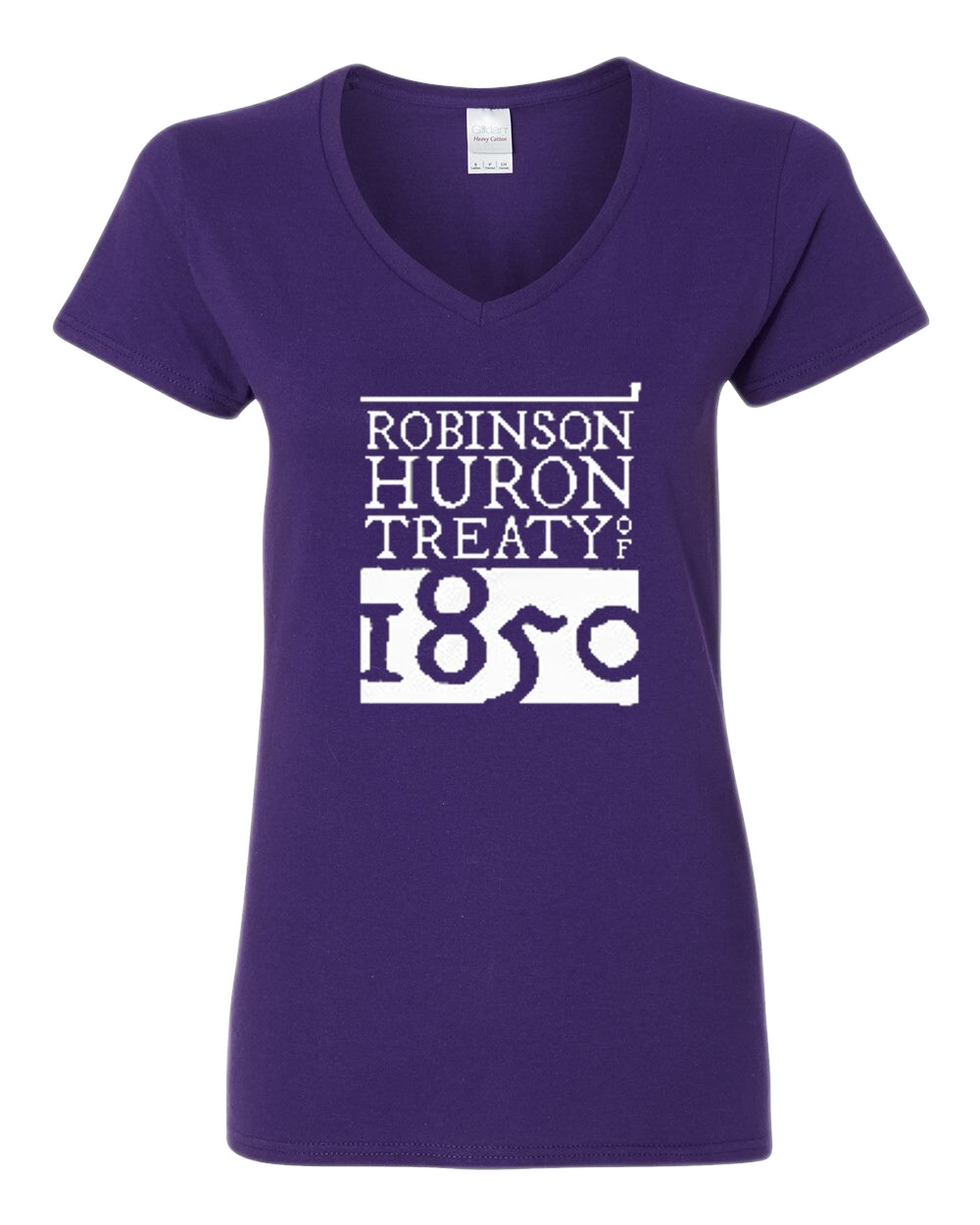 RHT1850: Women’s V-Neck Short Sleeve - Purple