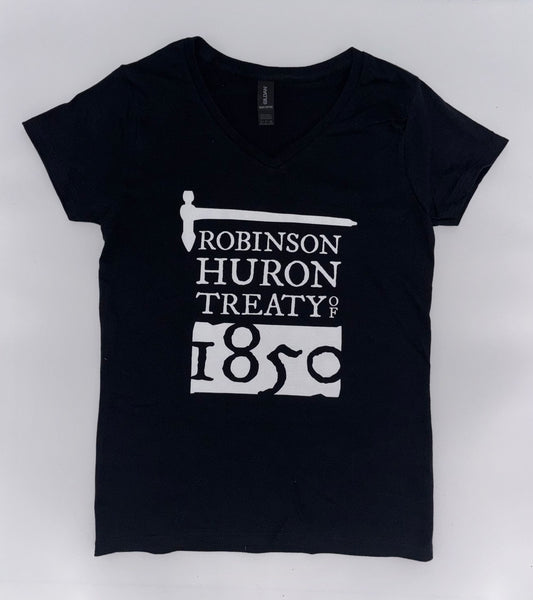 New Premium RHT 1850 Women’s V-Neck - Black