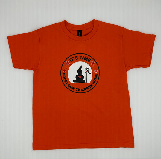 New Youth Orange T-Shirt With “Bring Our Children Home” Logo