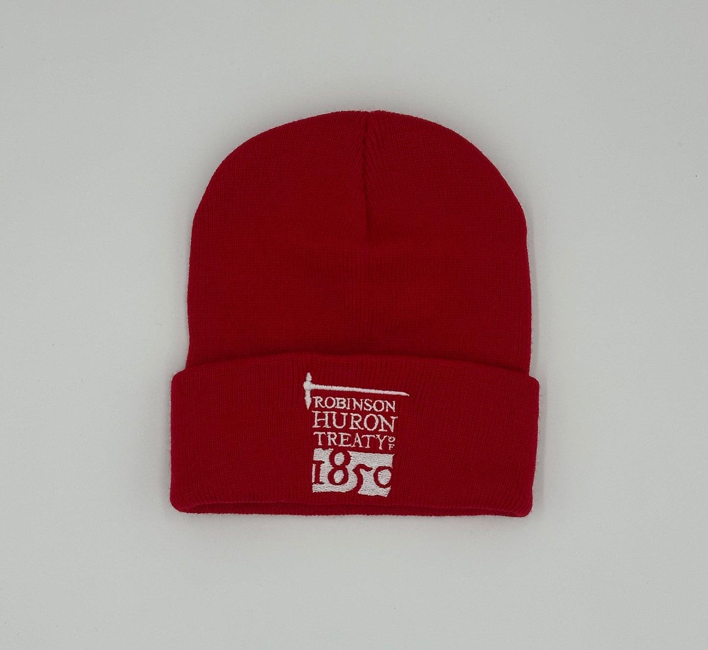 New RHT 1850 Winter Hat - Black, Red and Grey