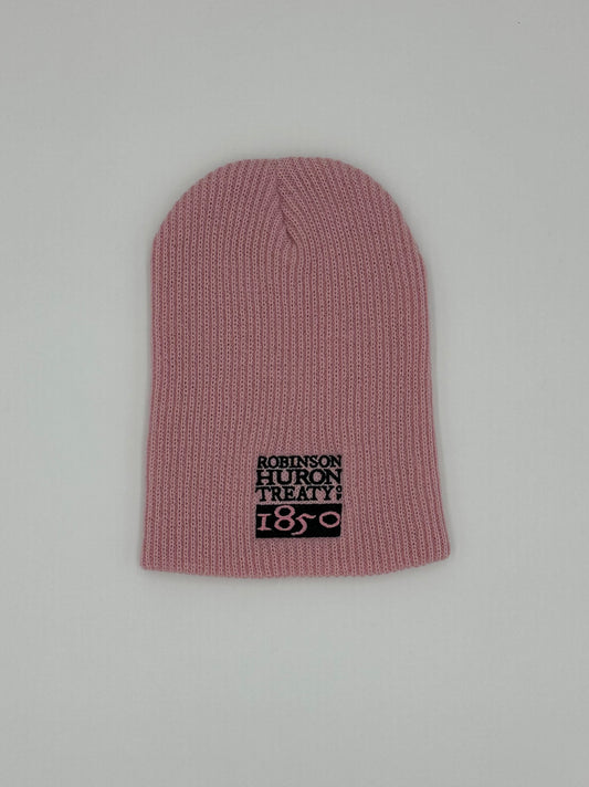New RHT Women’s Winter Hat - Pink, Grey and Black
