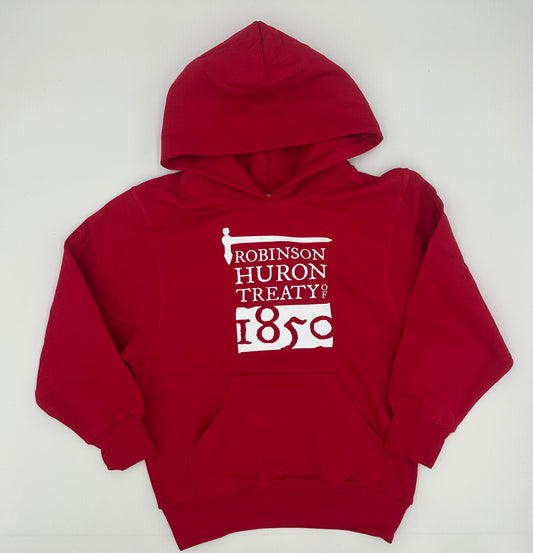 New RHT 1850 Youth Hoodie - Red