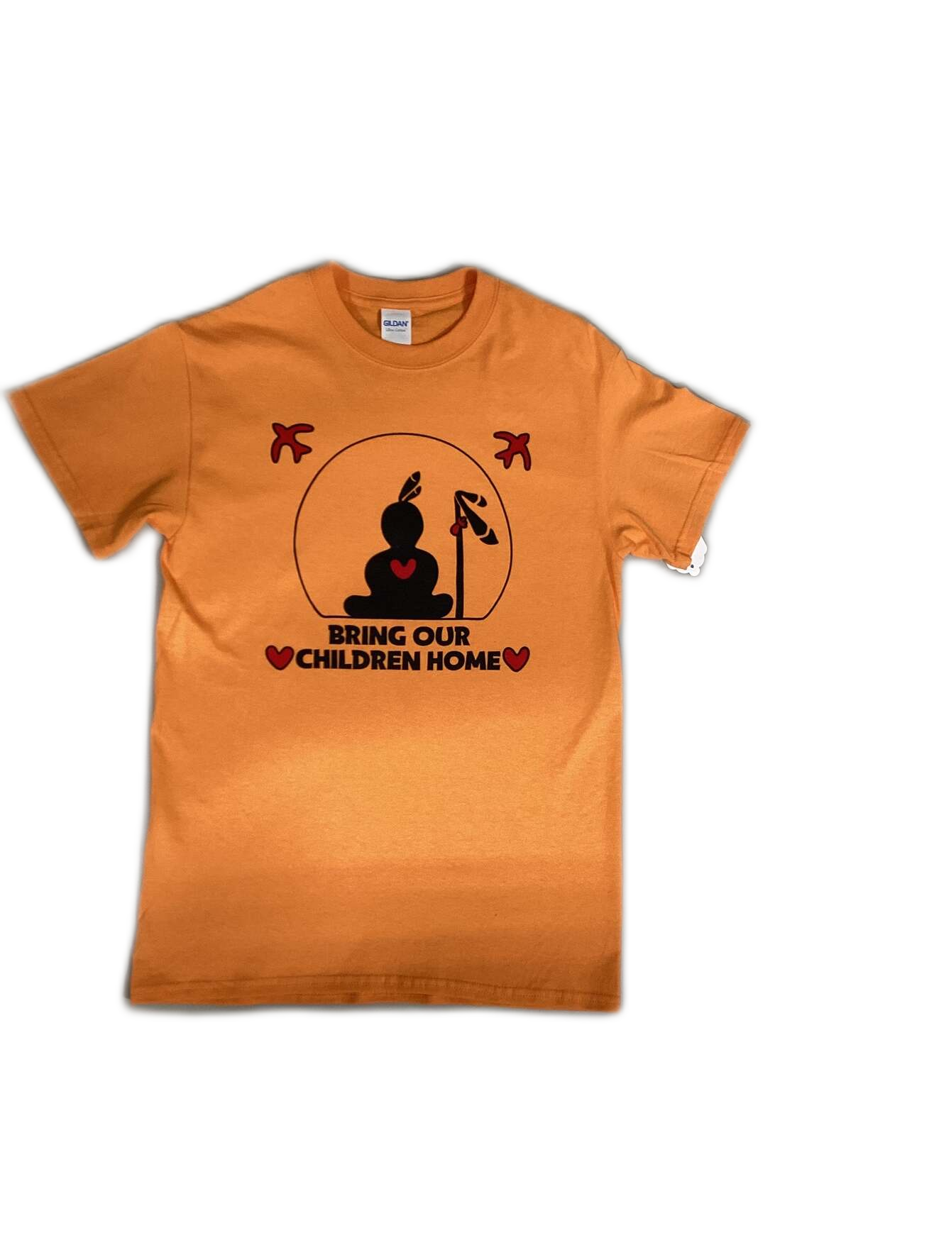 Orange T-Shirt with "Bring Our Children Home" Logo